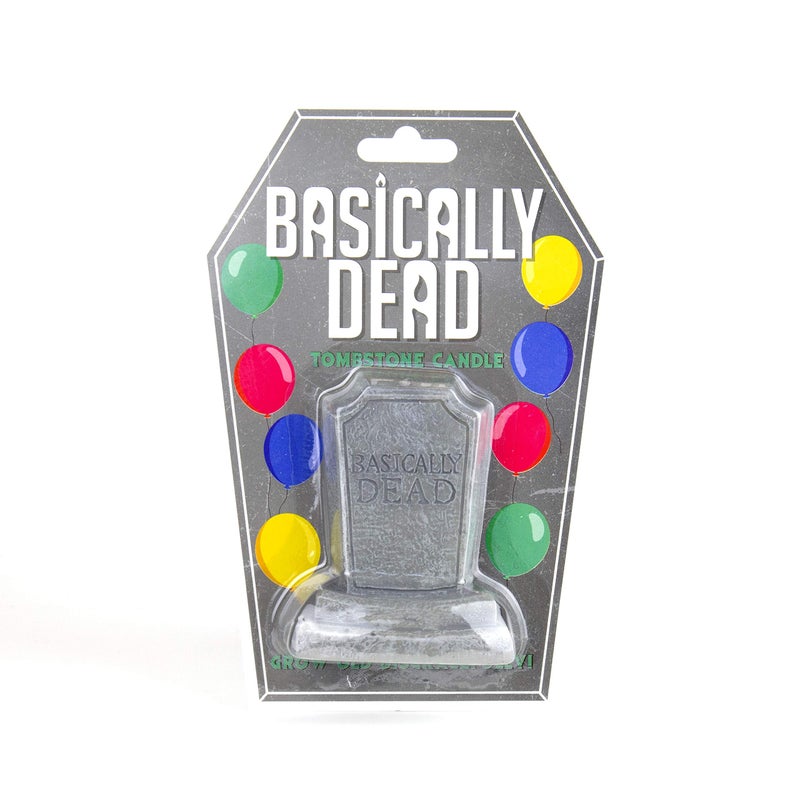 Gift Republic Basically Dead Tombstone Candle, Grey, one Size - Image 2